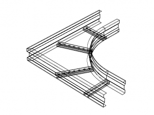 Standard Steel Ladder Type Cable Trays 3D मॉडल