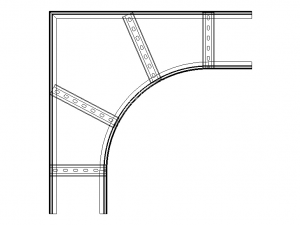 Standard Steel Ladder Type Cable Trays 3D मॉडल