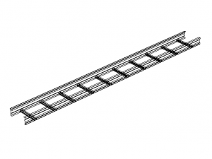 Standard Steel Ladder Type Cable Trays 3D मॉडल