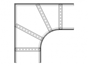 Standard Steel Ladder Type Cable Trays 3D मॉडल