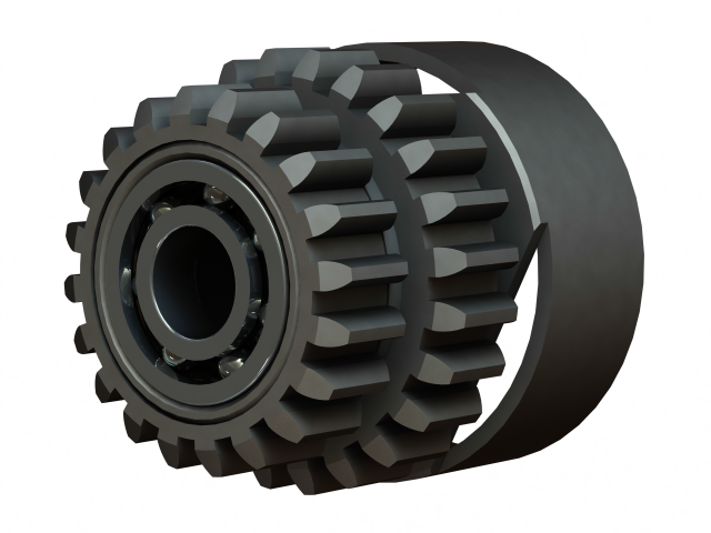 Rc Car Nitro Engine 2speed Clutch Bell 3D Model .c4d .max .obj .3ds .fbx .stl .blend 