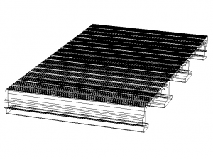 Aluminum Extruded Outdoor Platform 3D Model