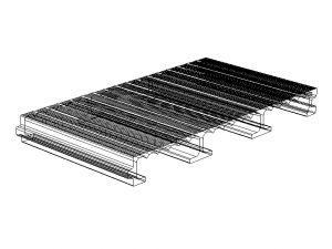 Aluminum Extruded Outdoor Platform 3D Model