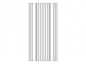 Aluminum Extruded Oval Pipe Footrest 3Dモデル