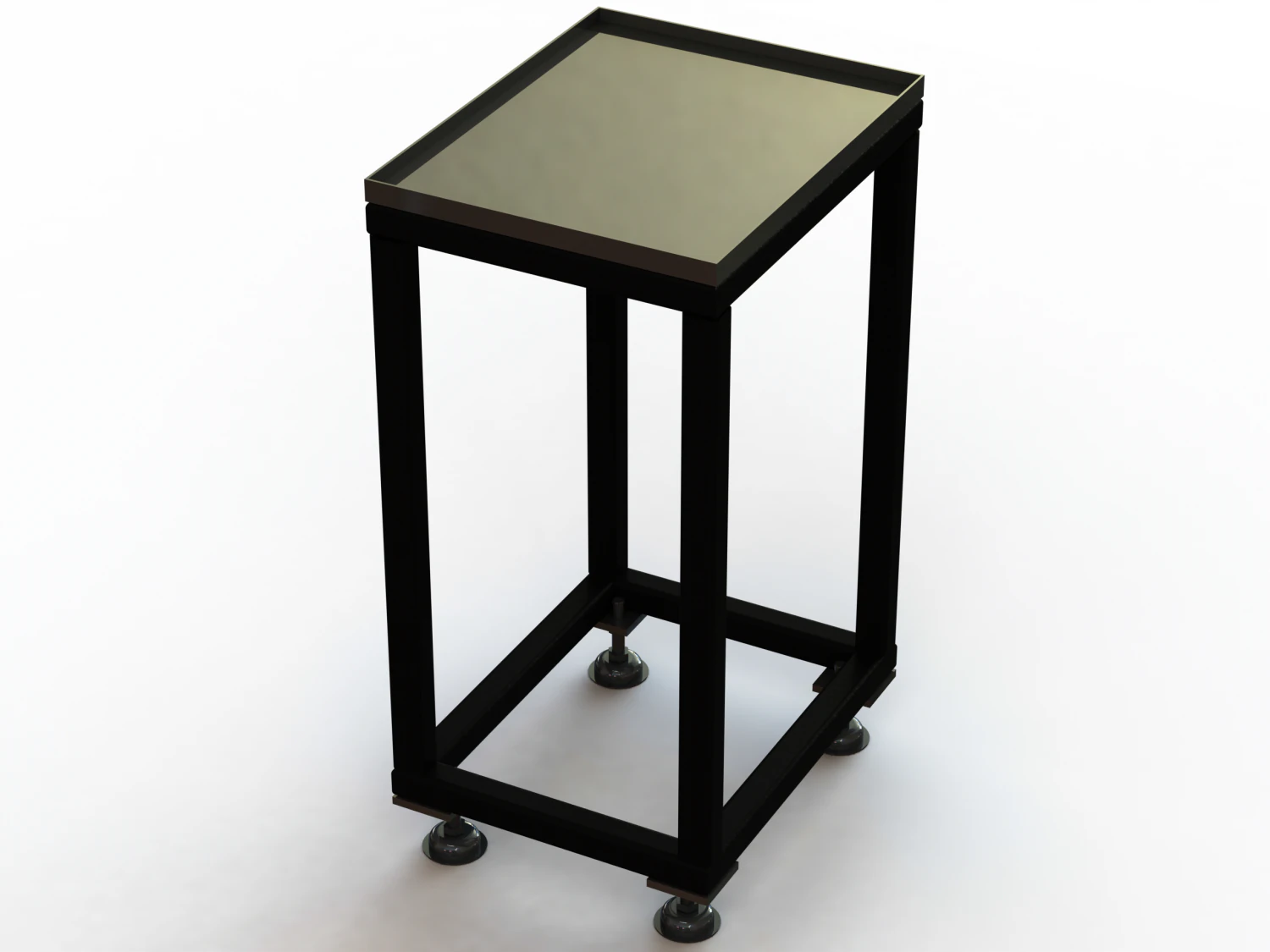Custom Workpiece Support Stand 3D Model .c4d .max .obj .3ds .fbx .stl .blend 