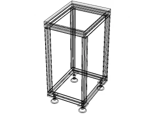 Custom Workpiece Support Stand 3D Model