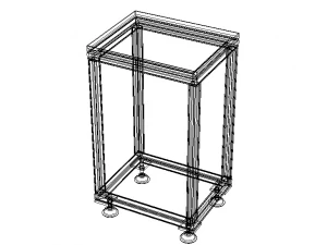 Custom Workpiece Support Stand 3D Model