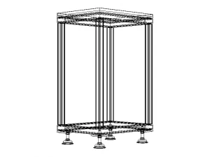 Custom Workpiece Support Stand 3D Model