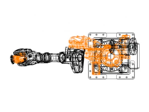 ABB IRB 6640 Robot 3D Model