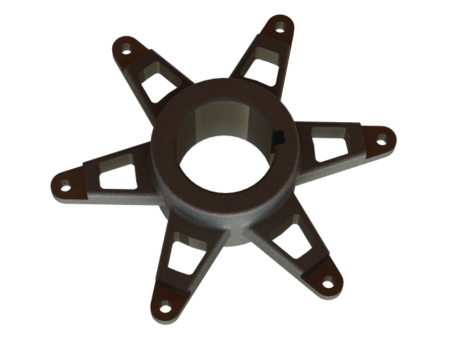 20 mm Kart Sprocket Support 3D Модель .c4d .max .obj .3ds .fbx .stl .blend 
