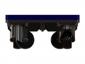 4-Wheel Platform Dolly without Handle Modelo 3D
