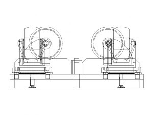 4-Wheel Platform Dolly without Handle 3D Model