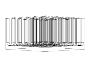 Computer Motherboard Cooling Heatsink 3D Model