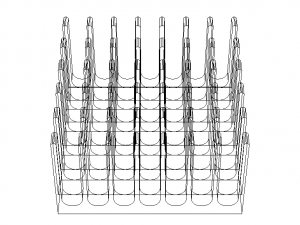 Computer Motherboard Cooling Heatsink 3D Модель