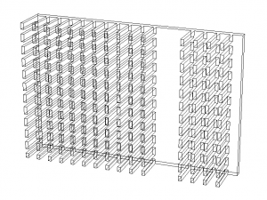 Graphics Card Cooling Heatsink 3D Model