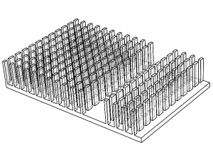Graphics Card Cooling Heatsink 3D Model