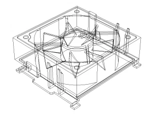 95x95 mm CPU Cooling Fan 3D Model