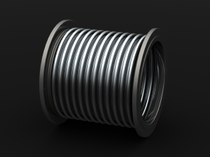 Steel Pipe Expansion Joint 3D Модель