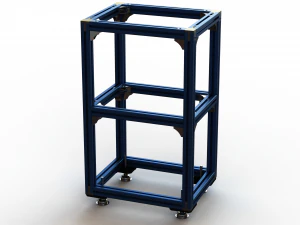 アルミプロファイルフレームワーク WL45 3Dモデル