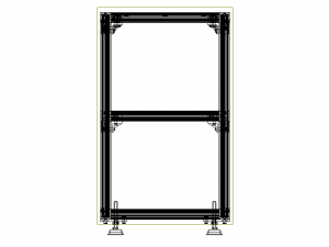 Aluminium Profile Framework WL45 Modelo 3D