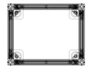 Aluminium Profile Framework WL45 3D Model