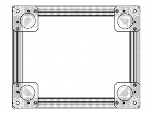Aluminium Profile Framework WL45 Modelo 3D