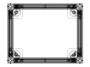 Aluminium Profile Framework WL45 3D Model