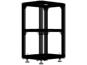 Aluminium Profile Framework WL45 3D Model
