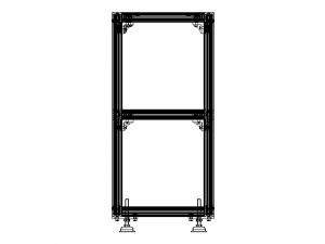 Aluminium Profile Framework WL45 Modelo 3D