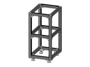 Aluminium Profile Framework WL45 3D Model