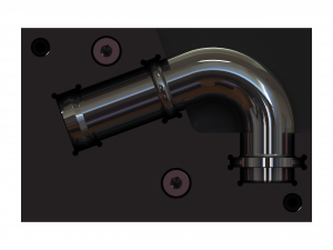 Cooling Pipe Bending Inspection Gauge Modelo 3D