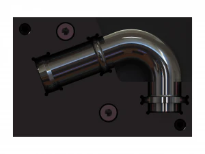 Cooling Pipe Bending Inspection Gauge 3D Model