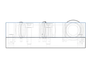 Cooling Pipe Bending Inspection Gauge 3D Model