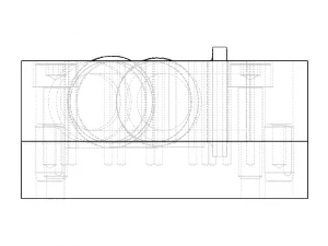 Cooling Pipe Bending Inspection Gauge 3D Model