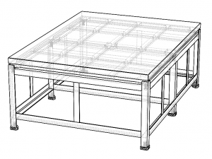 Cast Iron Welding Table 3Dモデル