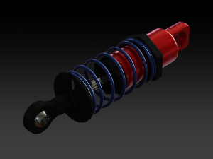 RC Shock Absorber Front Modèle 3D