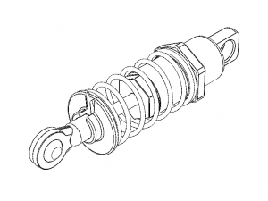 RC Shock Absorber Front 3Dモデル