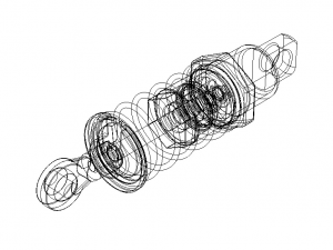 RC Shock Absorber Front 3Dモデル