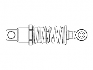 RC Shock Absorber Front 3Dモデル
