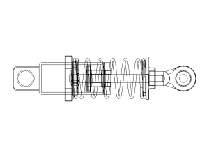 RC Shock Absorber Front 3Dモデル