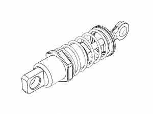 RC Shock Absorber Front 3Dモデル