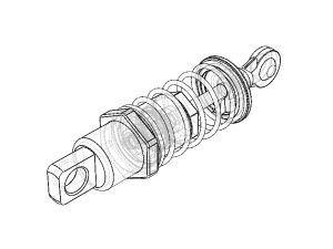 RC Shock Absorber Front 3Dモデル