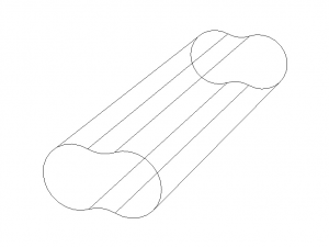 Extruded Aluminium Profile Enclosures Set for Auto Parts 3D Модель