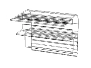 Extruded Aluminium Profile Enclosures Set for Auto Parts 3D Model