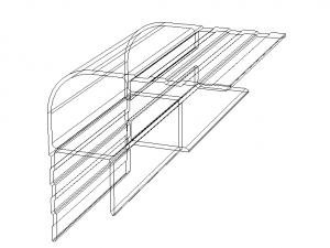 Extruded Aluminium Profile Enclosures Set for Auto Parts 3D Модель
