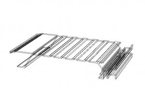 Extruded Aluminium Profile Enclosures Set for Auto Parts 3D Модель
