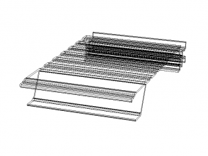 Extruded Aluminium Profile Enclosures Set for Auto Parts 3D Модель