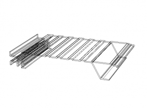 Extruded Aluminium Profile Enclosures Set for Auto Parts 3D Модель