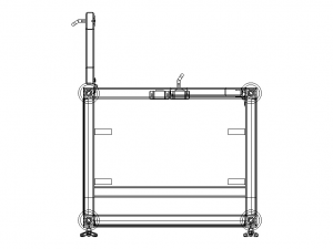 Custom Fabricated Steel Cabinet 3D Model
