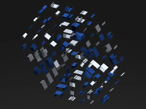 カーテンウォール用押出アルミニウムプロファイルエンクロージャセット 3Dモデル